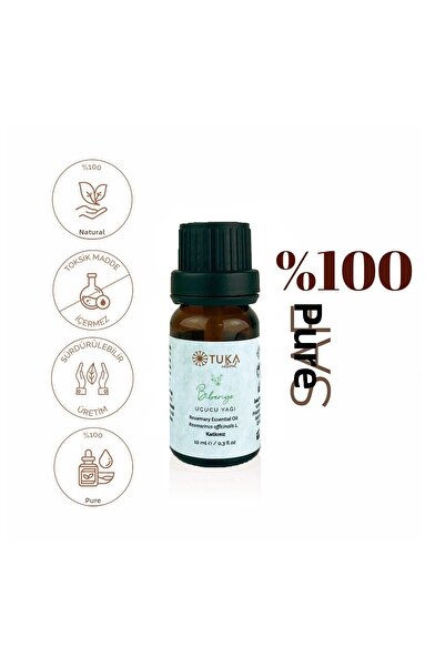 TUKA NATURAL Rosemary Essential Oil 10 ml |   Refreshing Aromatherapy Oil