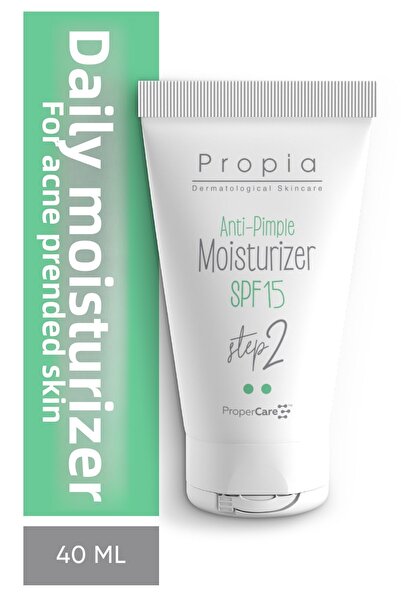 Propia كريم مرطب يومي مضاد لحب الشباب بعامل حماية من الشمس SPF15 - 40 مل