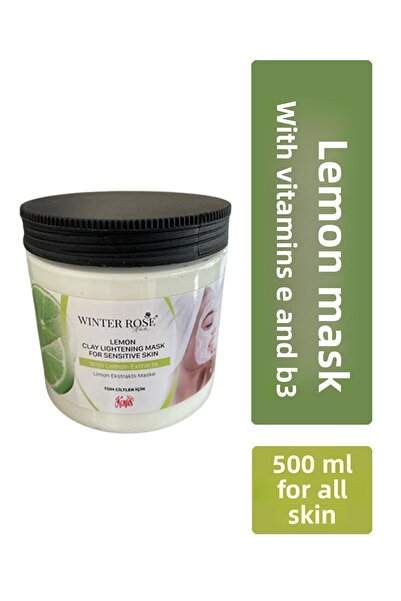 WINTER ROSE قناع تفتيح طين الليمون / قناع بخلاصة الليمون