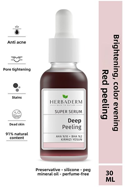 Herbaderm معادل لون البشرة، مصل تقشير عميق مضاد لحب الشباب