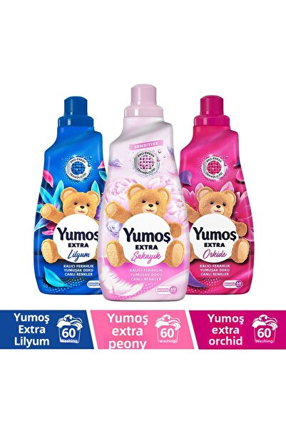 Yumoş Extra Concentrated Fabric Softener Peony 1440X1 Orchid X1 Lilyum X1