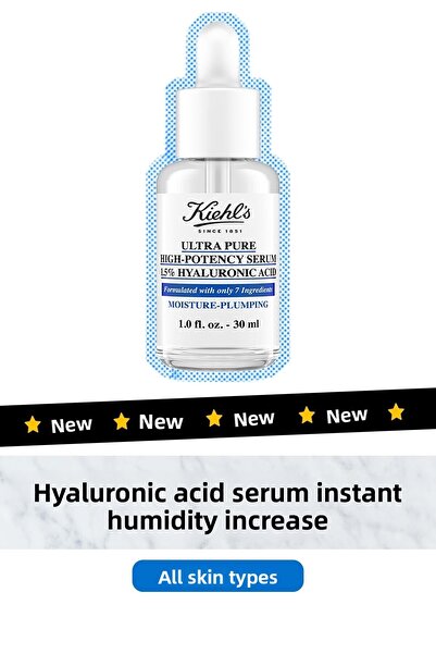 Kiehl's سيروم الوجه المرطب والمغذي 30 مل... حمض الهيالورونيك فائق النقاء بنسب...