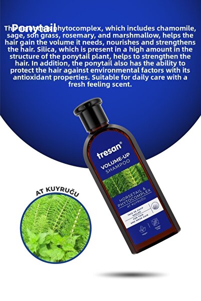 Tresan 300 ml x 2 Volumizing Care Shampoo - Ponytail