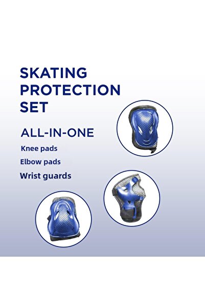 Endless EL1028 Protective Guard Kit for Skating, Cycling and Skateboarding with Knee and Elbow.