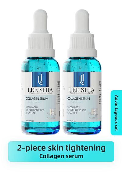Lee Shia 2 Pack Skin Firming Collagen Serum 2x30ml (COLLAGEN 5% HYALURONIC ACID 2% CAFFEINE 1%)