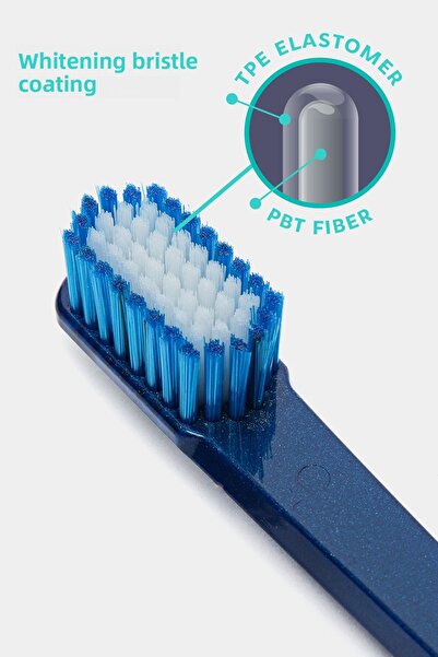 R.O.C.S. R.O.C.SPRO 5940 WHITENING TOOTH BRUSH – 3 PIECES- MIDDLE HARD - GRAY-PURPLE-DARK BLUE