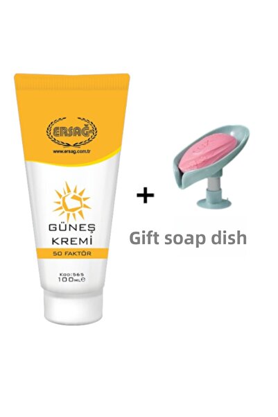 Ersağ واقي شمسي 50 عامل 100 مل - Jablončična Skupost مع هدية
