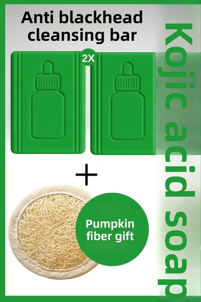 EPİZEN قطعتان من صابون مضاد لحب الشباب 3x مصل حب الشباب مضاد للرؤوس السوداء، ...