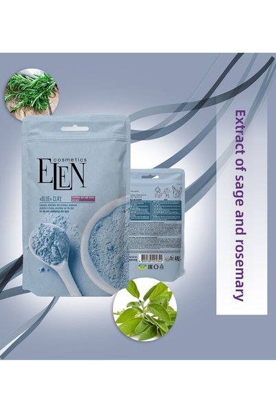ELEN COSMETİCS قناع الطين الأزرق 40 جرام