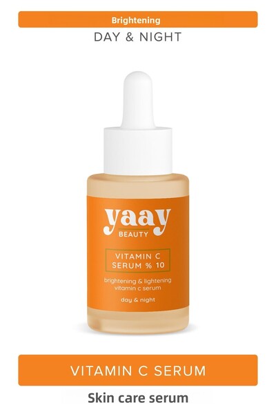 Yaay Beauty 30 مل 10% سيروم فيتامين سي - تفتيح فيتامين سي