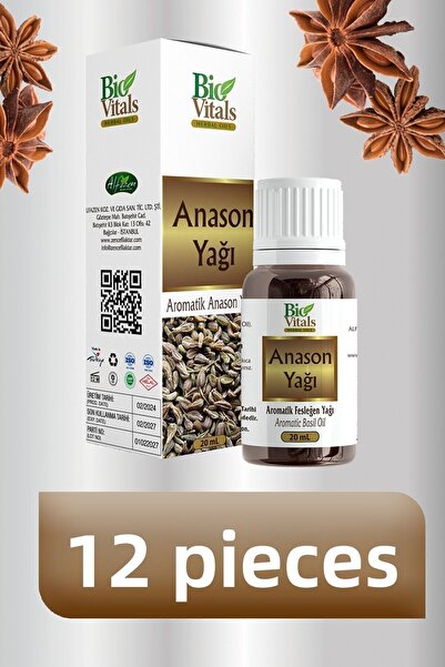 Bio Vitals 20 مل زيت اليانسون - علبة 12 قطعة