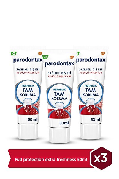 Parodontax حماية كاملة منعش إضافي 50 مل × 3 قطع