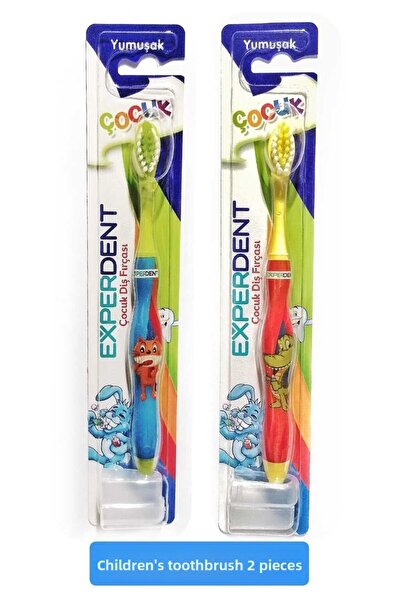 EXPERDENT فرشاة أسنان ناعمة للأطفال 2 قطعة