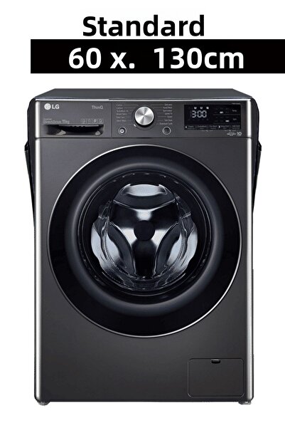 Bundera Washing Machine Cover Protection with 4 Pockets Bathroom Organizer Organizer Refrigerator Cover Storage Storage Bag