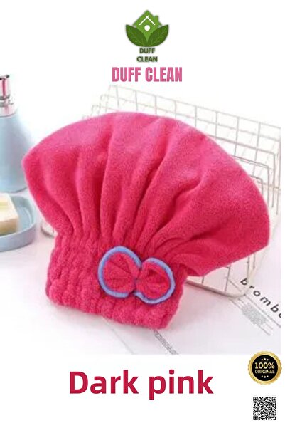 DUFF CLEAN منشفة رأس من الألياف الدقيقة - غطاء لتجفيف الشعر الرطب مناسب لجميع...