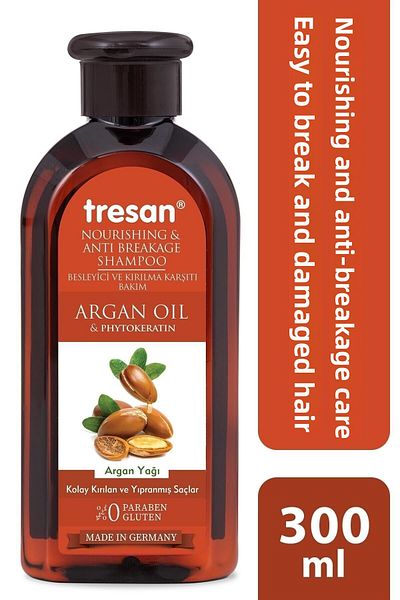 Tresan Argan Oil Nourishing and Anti-Breakage Care Shampoo