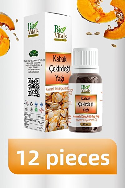 Bio Vitals زيت بذور اليقطين 50 مل - علبة 12 قطعة