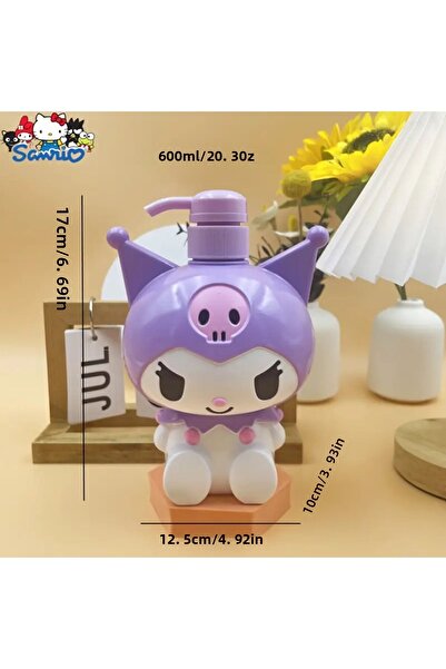 BABUN Dozator de săpun cu personaj Sanrio Kuromi pentru copii Dozator de săpu...