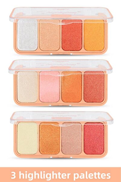 MUJGAN 3-Piece Highlighter Palette
