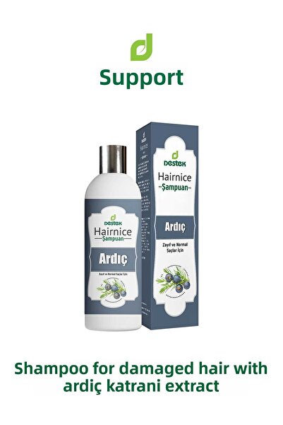 Destek شامبو هيرنيس جونيبر تار 330 مل