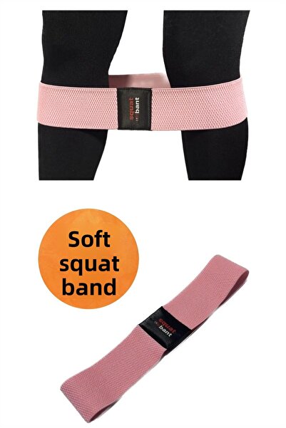 E-HSPORT Squat Band Soft - Banda de rezistență pentru exercițiul șoldului