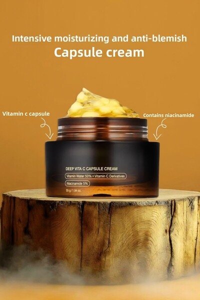 Pastelya Capsule Face Cream – Skin Brightening, Vitamin C Intensive Moisturiz...