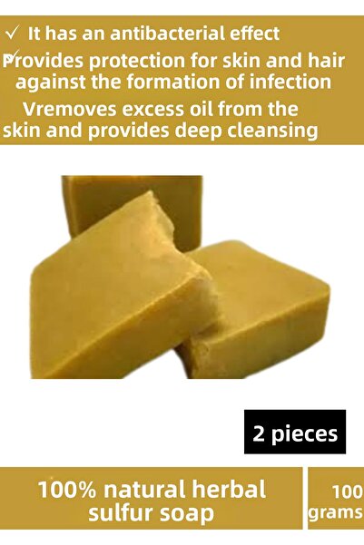 Wintoup Watch 100% Pure Production - Short Sulfur Soap 2 Pack, Hair and Body ...