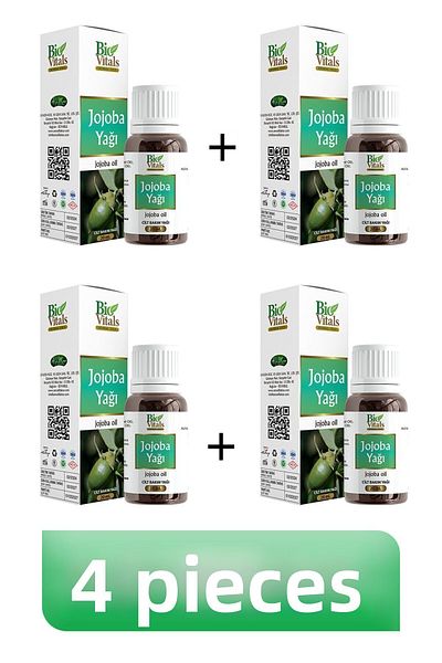 Bio Vitals 20 ml Jojoba Oil - 4 PCS