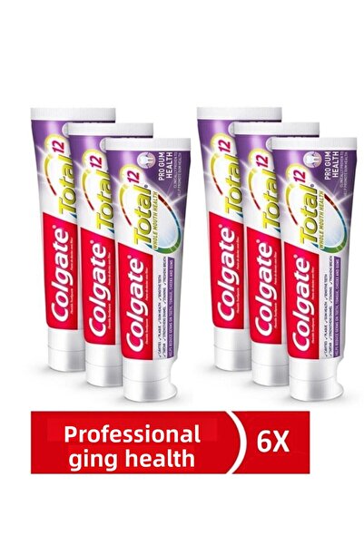 Colgate معجون أسنان توتال بروفيشنال لصحة اللثة 6 × 50 مل