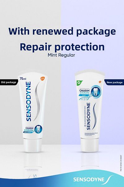 Sensodyne فرشاة العناية باللثة x2 للإصلاح والحماية - x2
