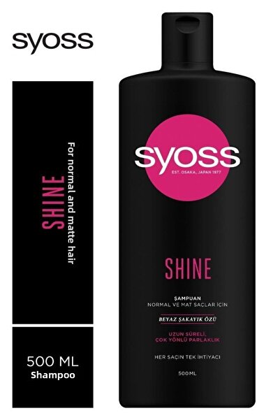 Syoss Shine Shampoo 500 ml - Hair Care Product