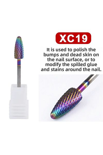 BGA Nail Art Carbide Nail Milling Cutter - File for Manicure and Pedicure