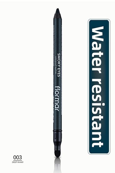Flormar Göz Kalemi - Smoky Eyes Waterproof Eyeliner -003 Deep Khaki- 8690604547265 47000012