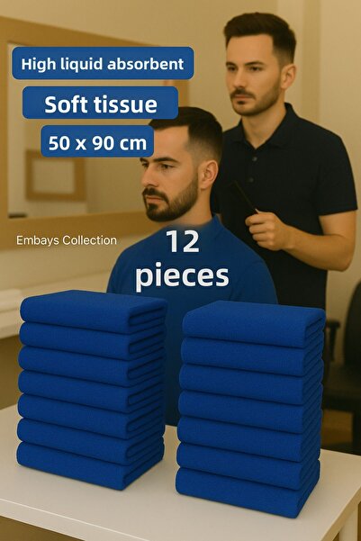 embays collection (12 bucăți) prosop din bumbac 50x90cm, prosop de frizerie, ...