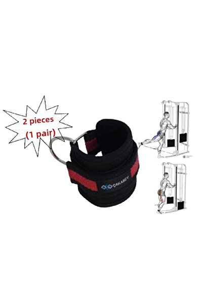 ÇAKABEY Ankle Straps Fitness Ankle Weight Training Belt Cable Kickback Wrist Apparatus Right/Left Set