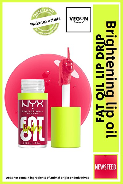 NYX Professional Makeup Fat Oil Lip Drip Гланцово олио за устни - Новини