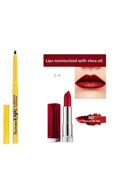 Maybelline New York Maybelline Black and Red Lipstick Color Sensational 547 P...