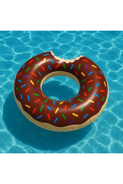 BESTWAY Donut Simit - Inflatable Donut Simit - Sea Inflatable Donut Simit-Sea Simit Donut-Inflatable Simit Donut 61 Cm.