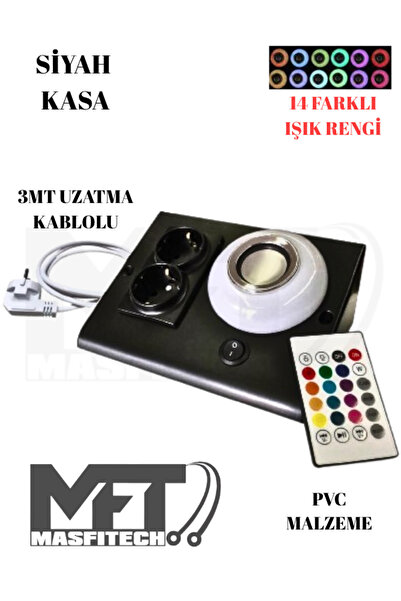 Masfitech Dolap Ve Tezgah Altı Bluetooth Müzik Çalar Prizmatik Venüs Uzatma K...