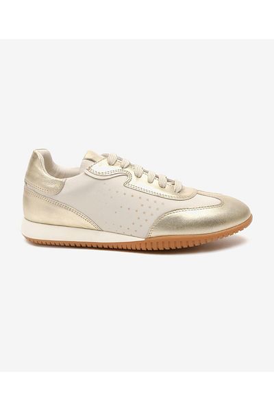 Greyder Pantofi sport de damă din piele naturală aurii 5y2sa34550