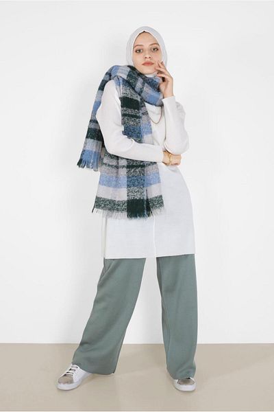 Alvina Knitwear Simple Trousers - 70260 Model