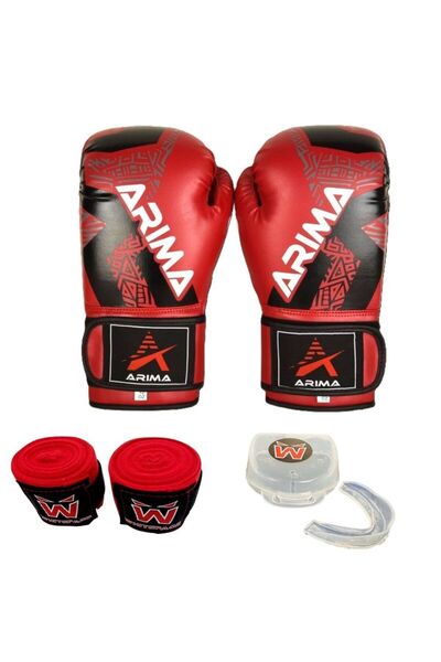ARIMA Force Boks Eldiveni+ Boks Bandaj+ Dişlik Seti