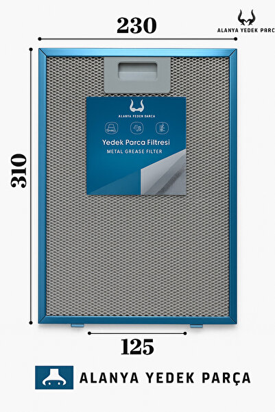 Home 310×230 mm Davlumbaz Metal Filtre 31×23 Cm Davlumbaz Yağ Filtresi Aspira...