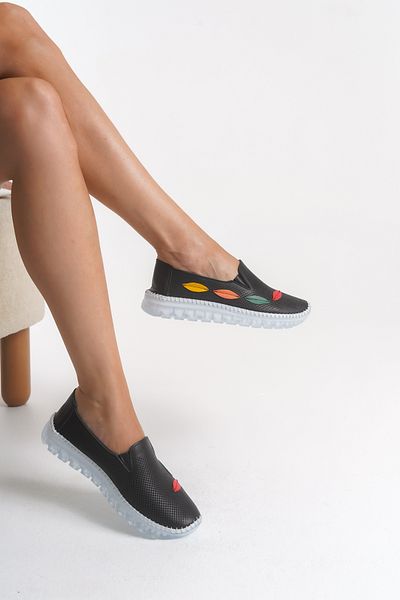 MOKKASHOES Genuine Leather Daily Young Women's Shoes Flexible Sole Maternity Shoes Comfort Sole