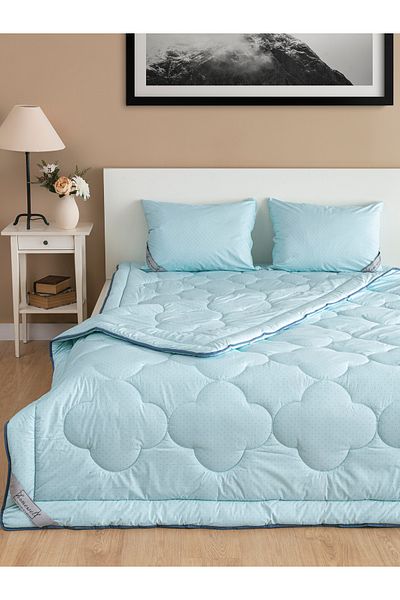 homewell 100% PURE COTTON HYPOALLERGENIC DOUBLE PERSONAL QUILT MINT