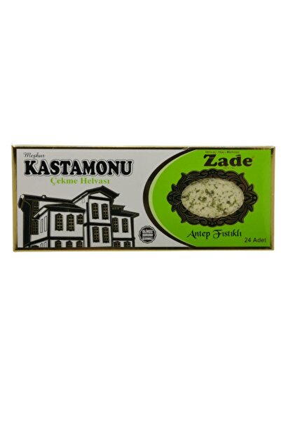 zadehelva Zade Helva Kastamonu Çekme Helvası - Fıstıklı 200 gr (24 DİLİMLİ)