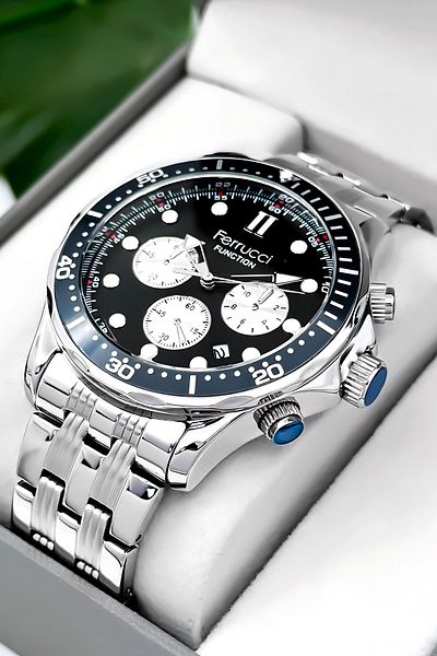 Ferrucci Function Men's Wristwatch 3 Atm Informative Bracelet Gift Zmfer088