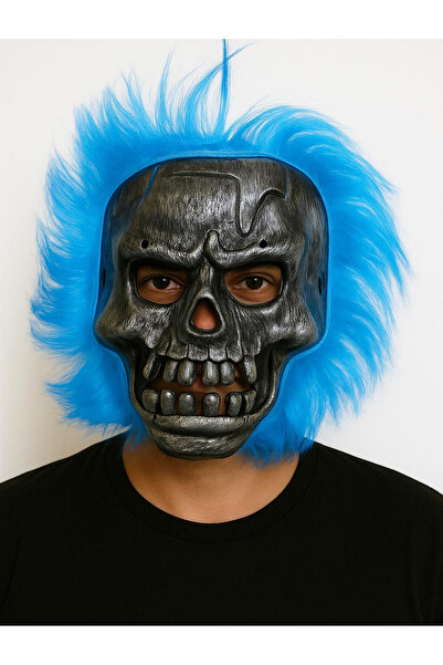 Ethab Ticaret Halloween Dark Blue Hair Mask