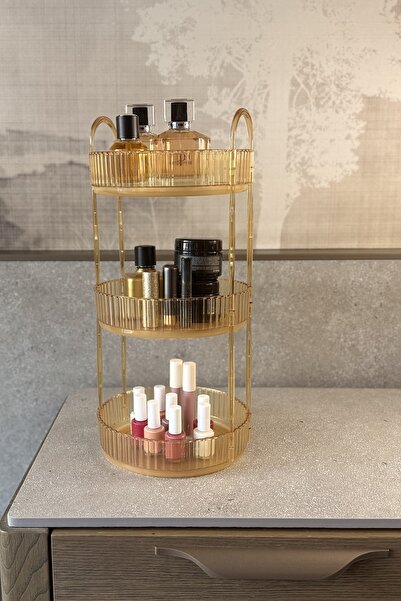UNIQUE ME Amber Makeup Organizer - Cosmetic and Jewelry Organizer, for Kitchen and Bathroom