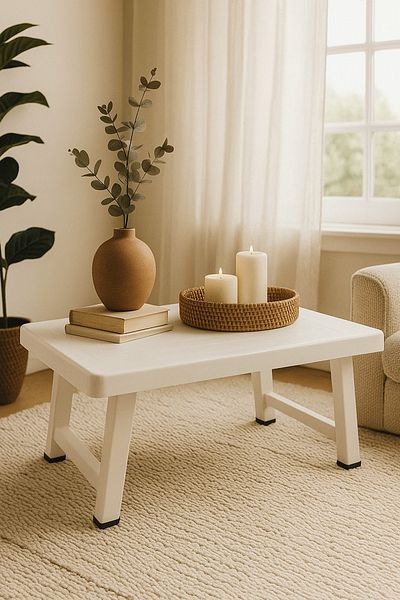 Living Low Folding Plastic Table – Compact, Lightweight & Easy to Store
